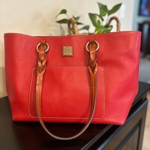 Dooney & Bourke Tammy Tote - red leather